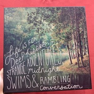 Motivational wall art